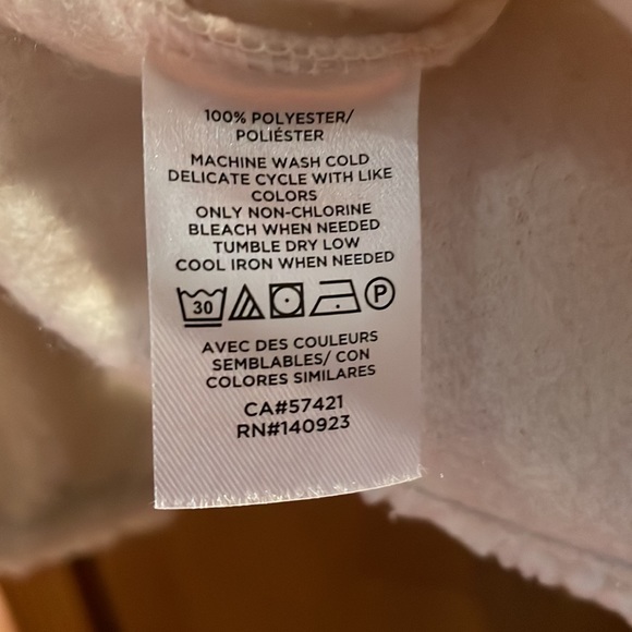 Loft Petite 1/4 zip ivory fleece pullover size XXSP - Picture 5 of 5